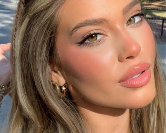 maquiagem básica blush