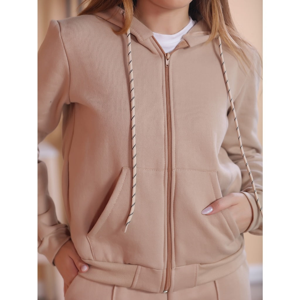 Moletom com Capuz Ziper e bolso