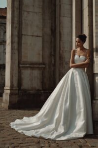 Vestido de noiva minimalista