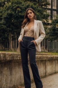 Cigarrete: Corte reto que afunila, ideal para quem prefere calças mais ajustadas.